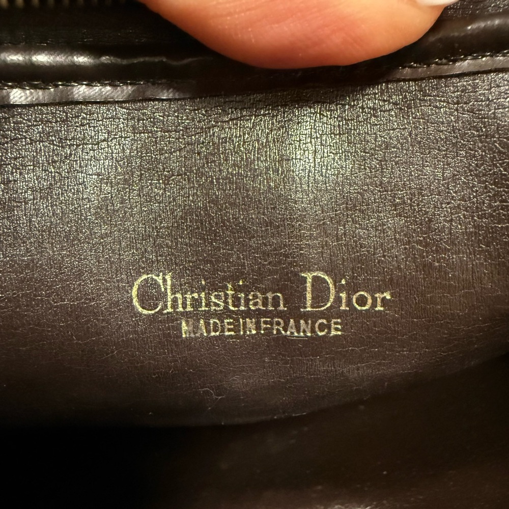 Authentic Dior Tan and Brown Monogram Shoulder Bag - Picture 14 of 16
